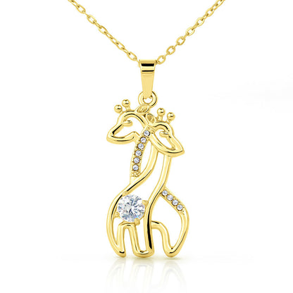 Miss You Giraffe Necklace