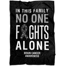 Load image into Gallery viewer, Brain Cancer Awareness Blanket
