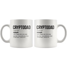Load image into Gallery viewer, Crypto Dad White Mug