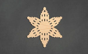 Logan Temple Snowflake Christmas Ornament