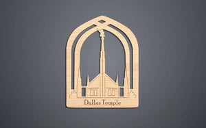 Dallas Temple Temple Christmas Ornament