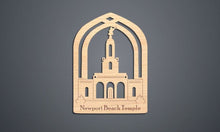 Load image into Gallery viewer, Newport Beach Temple Christmas Ornament