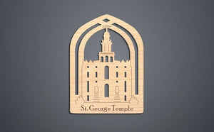 St. George Temple Christmas Ornament