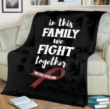 Load image into Gallery viewer, Multiple Myeloma We Fight Together Blanket