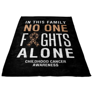 Childhood Cancer Blanket