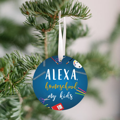 Alexa Home School Ornament