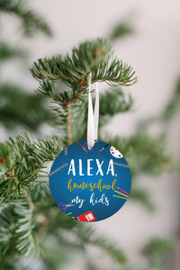 Alexa Home School Ornament