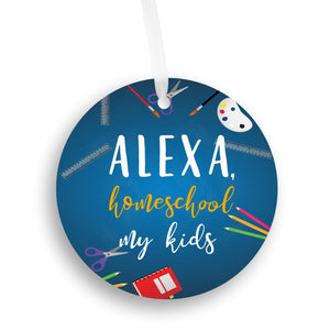Alexa Home School Ornament