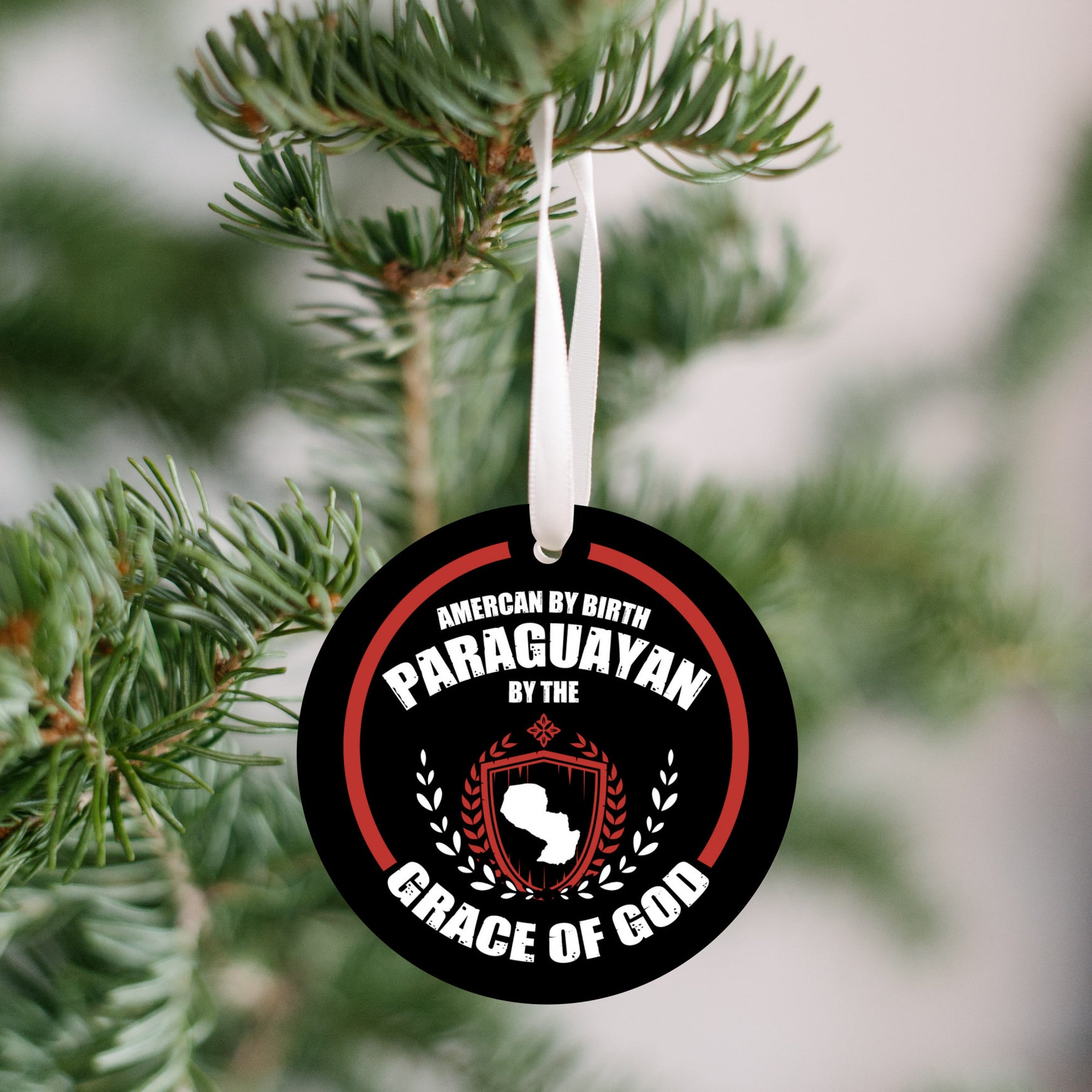 Paraguay By The Grace Of God Christmas Ornament