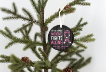 Load image into Gallery viewer, Breast Cancer Survivor Christmas Ornament