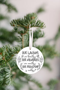 Our Laughs Are Limitless Ornament