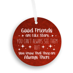 Good Friends Are Like Stars Ornament