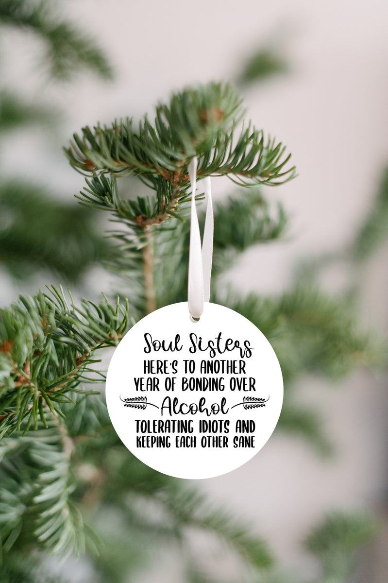 Another Year Soul Sisters Ornament – Urban Forest Woodworking & Design