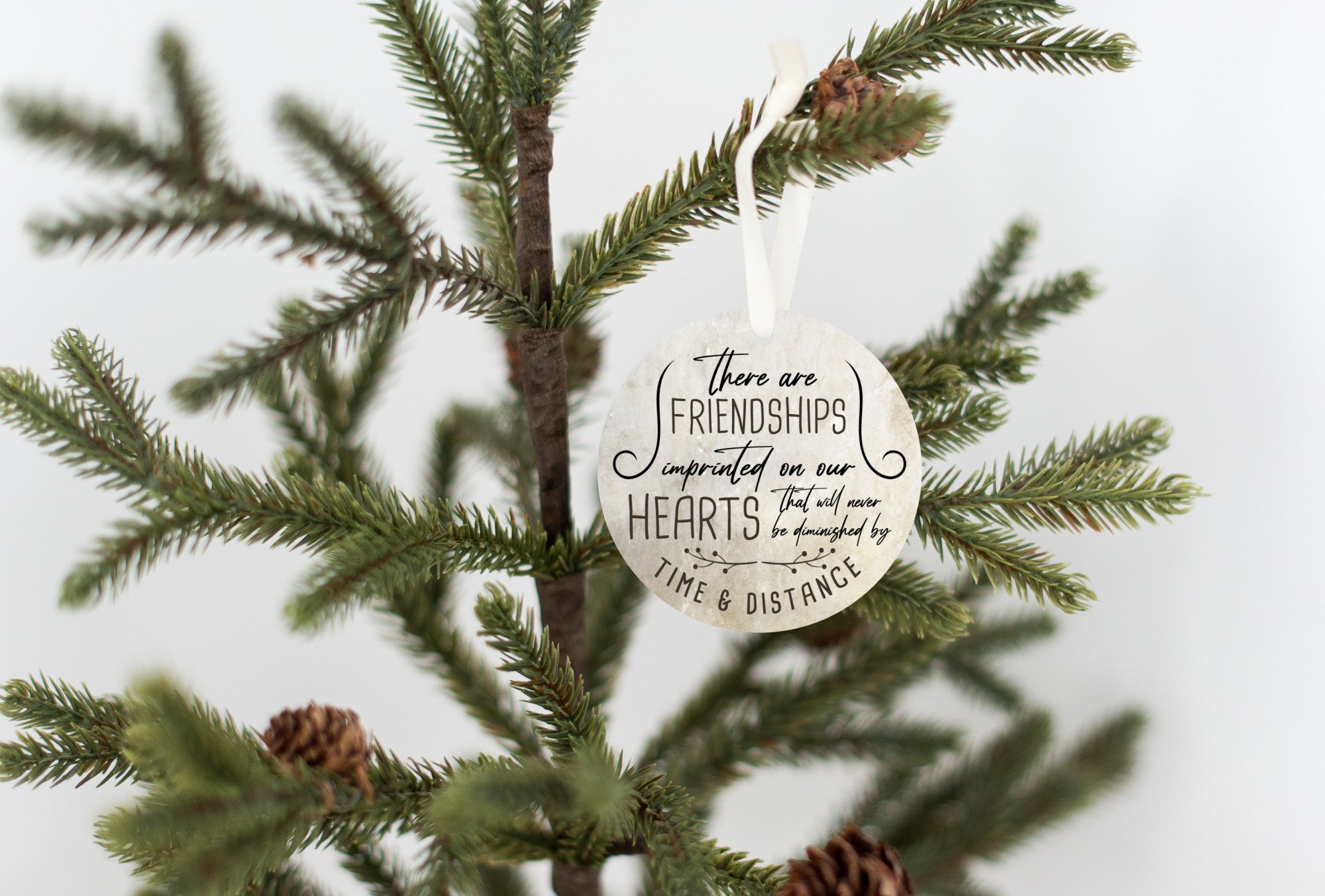 Friendship Chirstmas Ornament | Friends Imprinted in Our Hearts