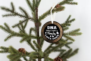 DNA Does Not Make a Family Christmas Ornament