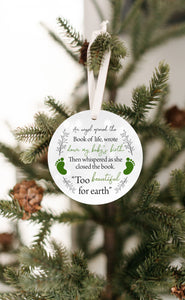 Miscarriage Christmas Ornament