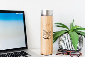 Tears Of Opposing Counsel Bamboo Water Bottle