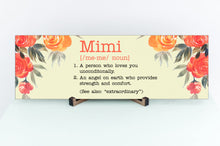 Load image into Gallery viewer, Mimi Definition Mother&#39;s Day Sign