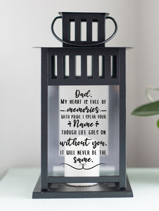 It Will Never Be The Same Father's Day Lantern
