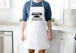 Manly Apron Father's Day Apron